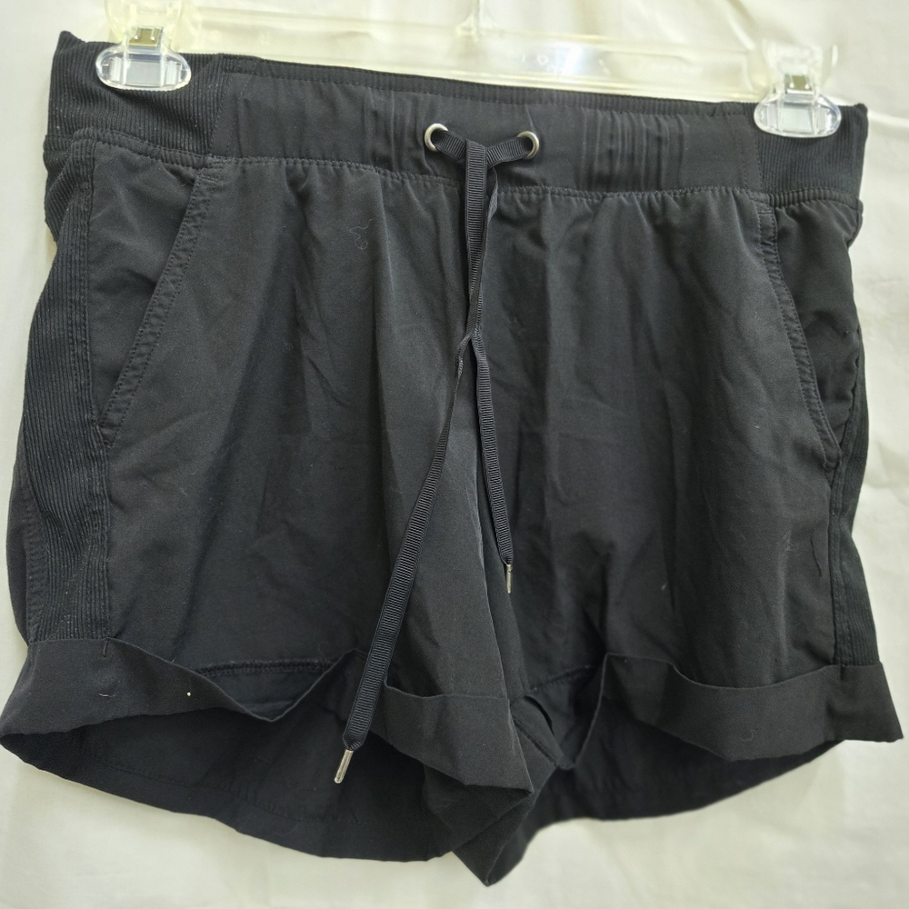 Champion - Black Waist Tie Shorts - (M)
